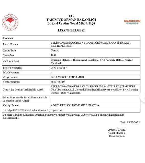 TARIM BAKANI ONAYLI GERÇEK WORMY SIVI SOLUCAN GÜBRESİ  20LT